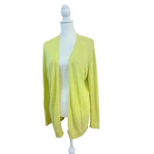 GAP bright yellow cardigan size large